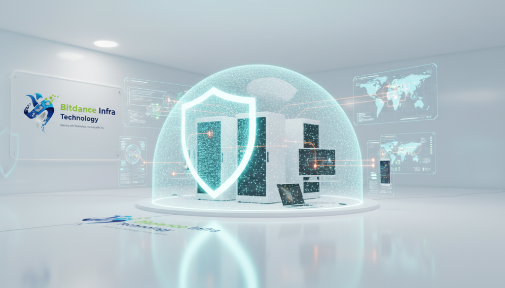 Tim ahli Bitdance Infra Technology melakukan audit keamanan siber dan perlindungan data center di Tangerang