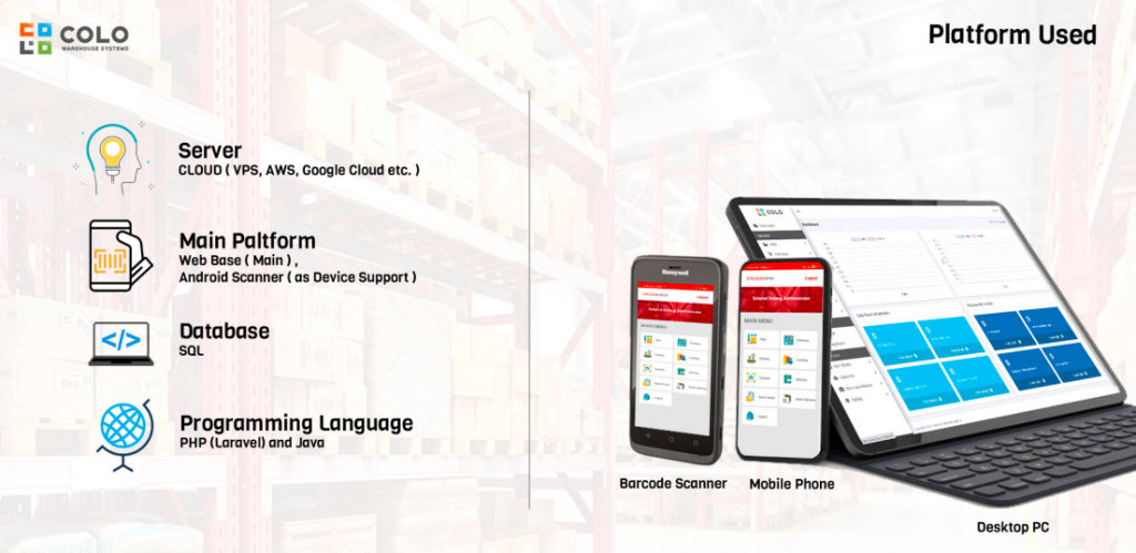 Perangkat handheld barcode scanner Android Honeywell untuk operasional WMS Bitdance