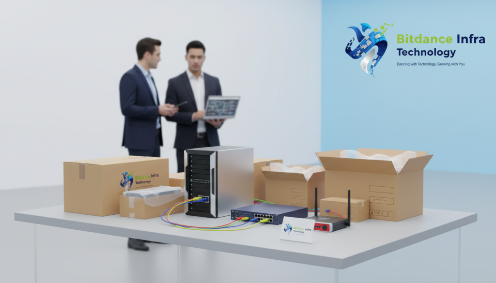 Tim ahli Bitdance Infra Technology melakukan pengadaan dan instalasi infrastruktur IT perusahaan 2026