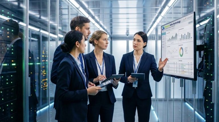 Tim IT Bitdance Infra Technology memeriksa kepatuhan UU PDP pada infrastruktur data center perusahaan